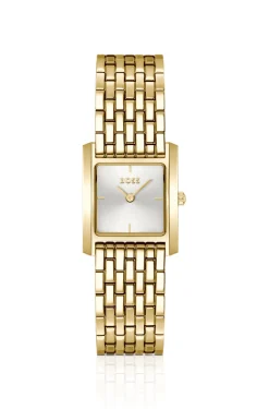 LUCY SCALA Gold-tone watch with square case