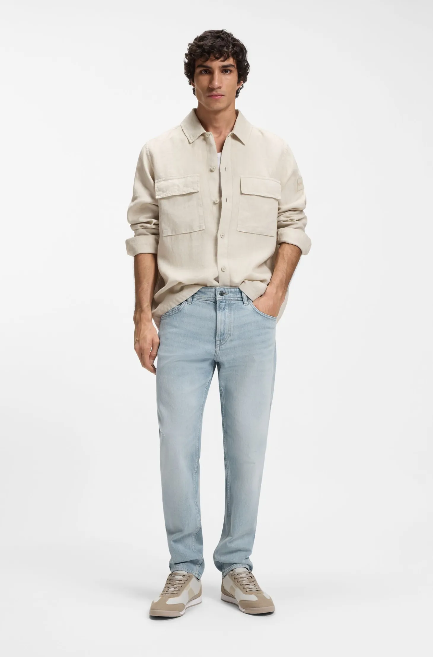 Maine regular-fit jeans in blue comfort-stretch denim