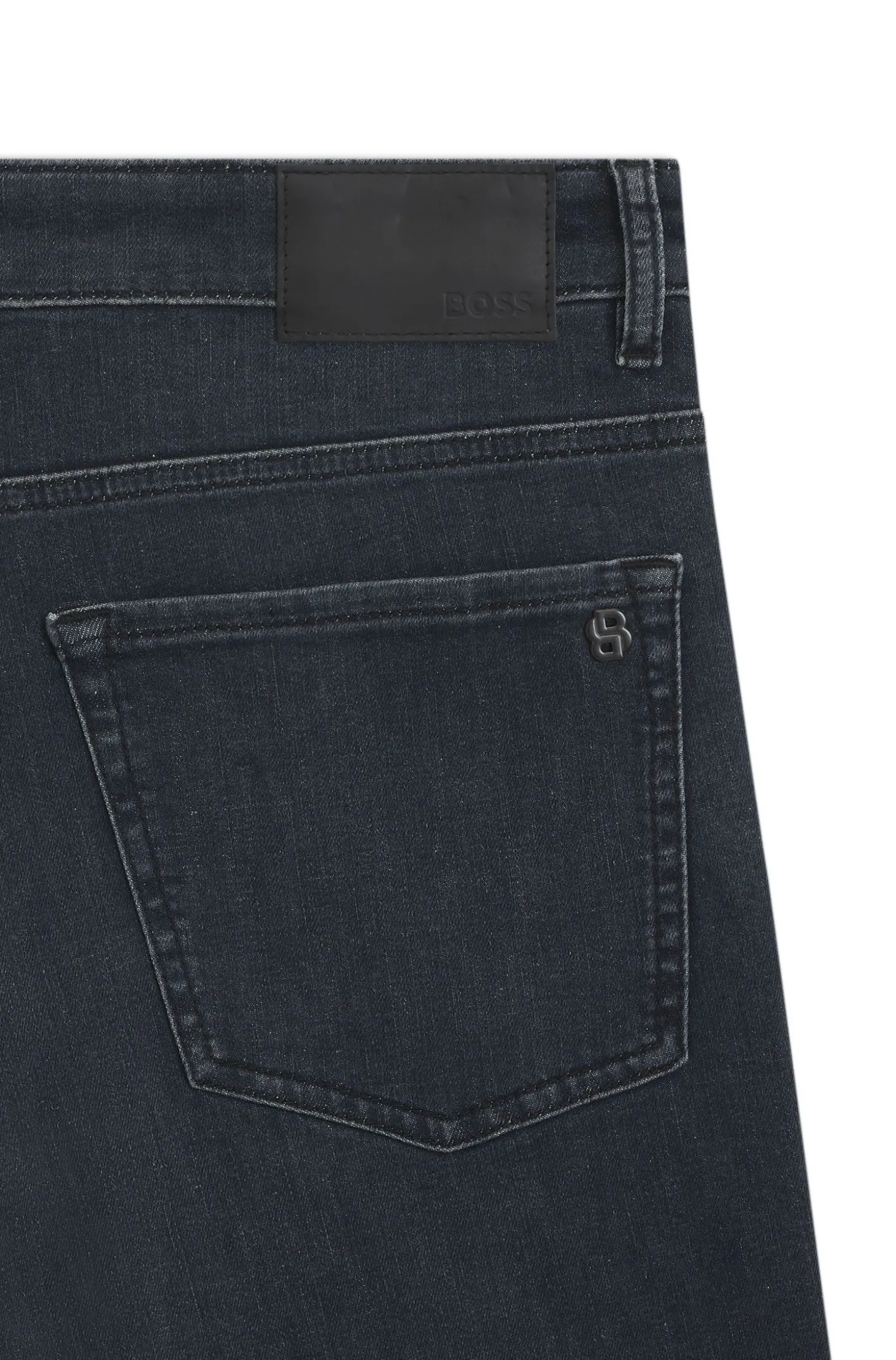 Maine regular-fit jeans in blue super-stretch denim