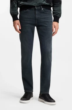 Maine regular-fit jeans in blue super-stretch denim