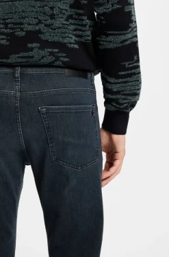 Maine regular-fit jeans in blue super-stretch denim