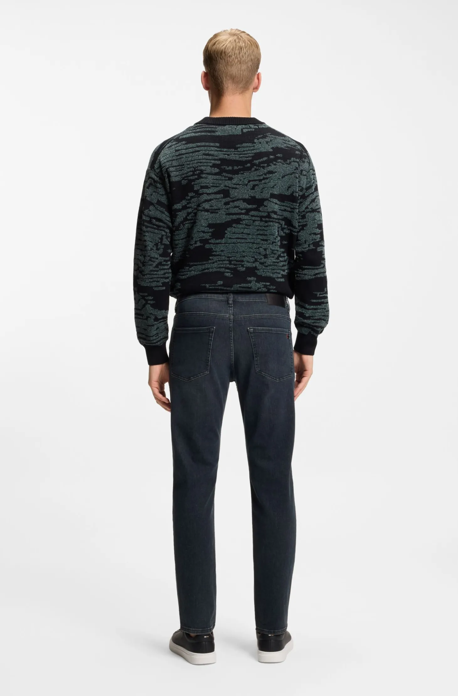 Maine regular-fit jeans in blue super-stretch denim