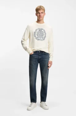 Maine regular-fit jeans in blue comfort-stretch denim