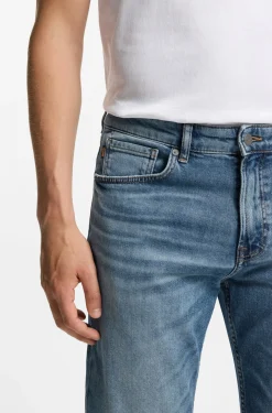 Maine regular-fit jeans in blue comfort-stretch denim
