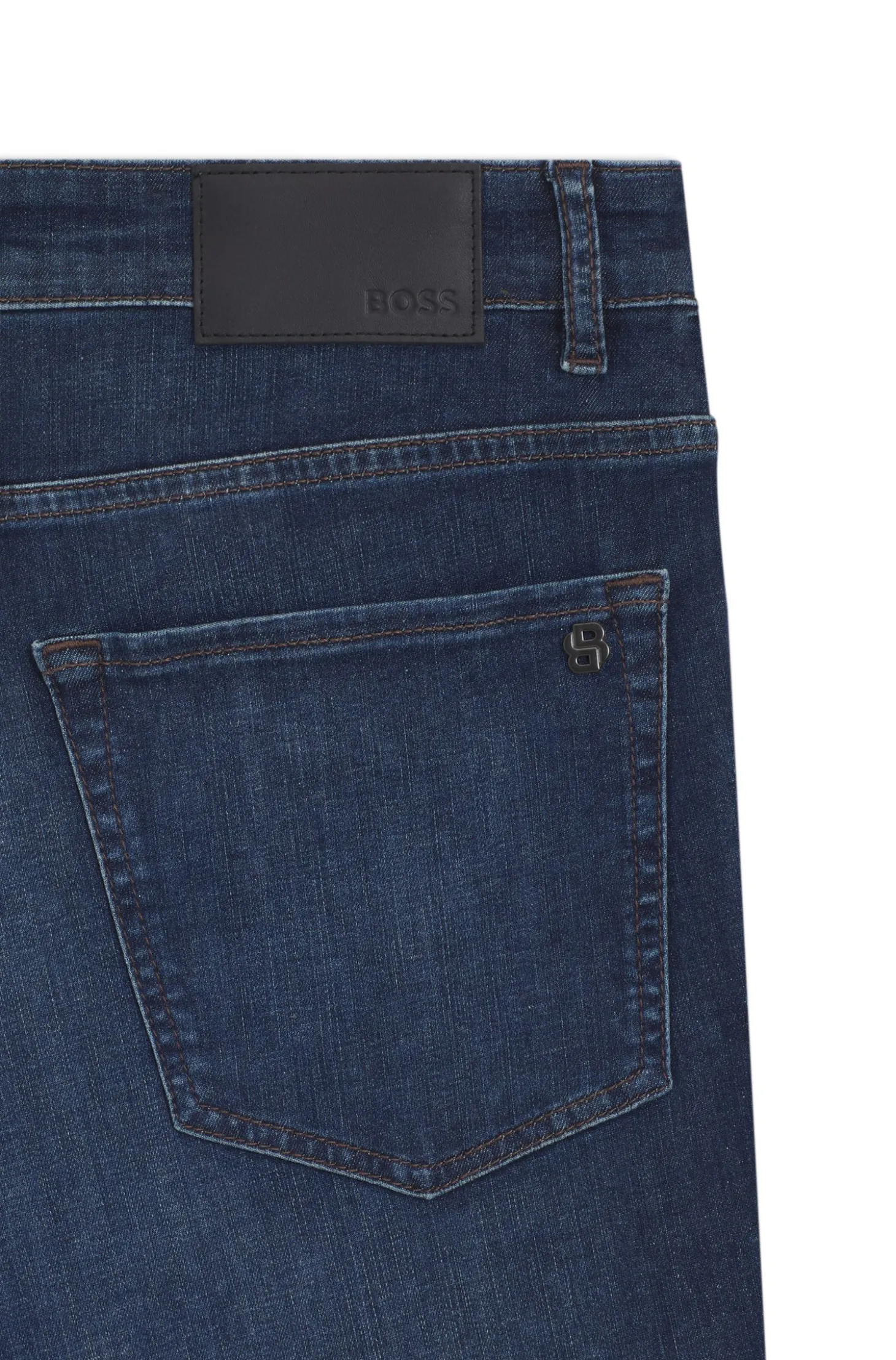 Maine regular-fit jeans in blue soft-motion denim