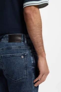 Maine regular-fit jeans in blue comfort-stretch denim