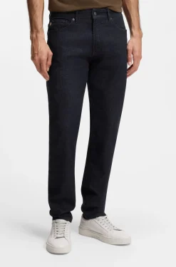 Maine regular-fit jeans in dark-blue stretch denim