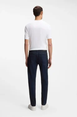 Maine regular-fit jeans in dark-blue denim