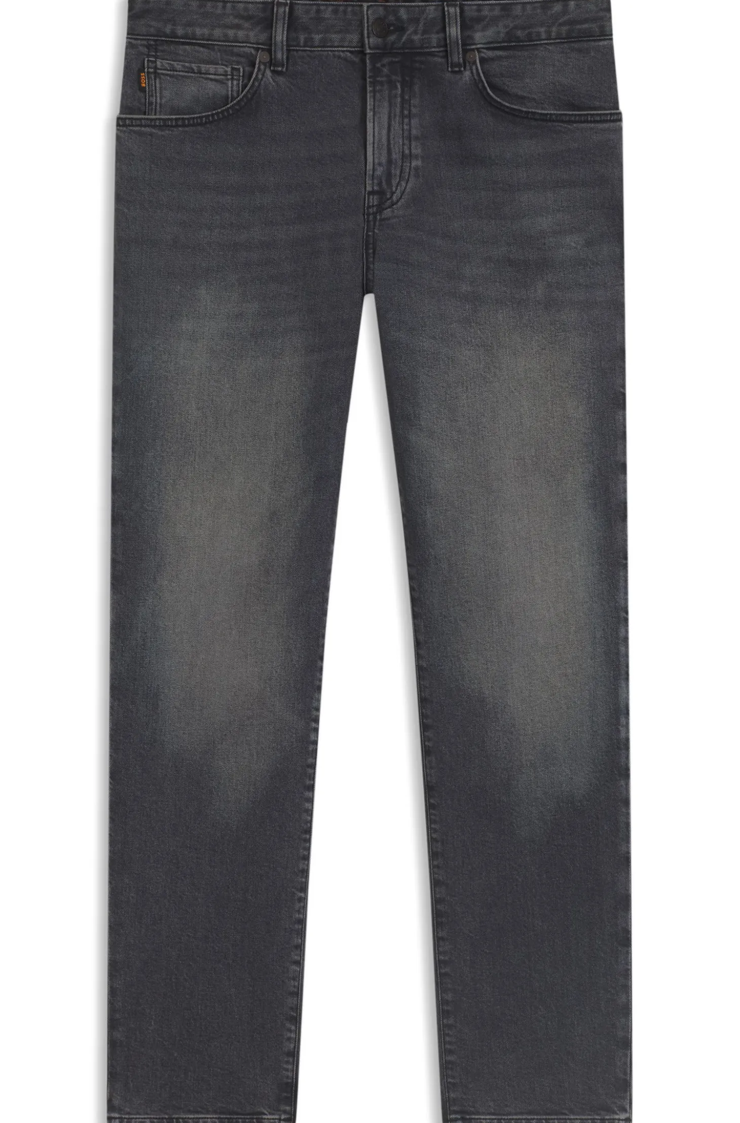 Maine regular-fit jeans in grey comfort-stretch denim