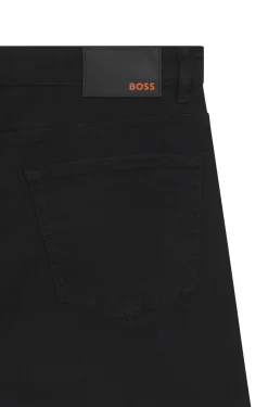 Maine Regular-fit jeans in stay-black comfort-stretch denim