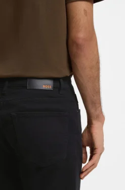 Maine Regular-fit jeans in stay-black comfort-stretch denim