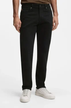 Maine Regular-fit jeans in stay-black comfort-stretch denim
