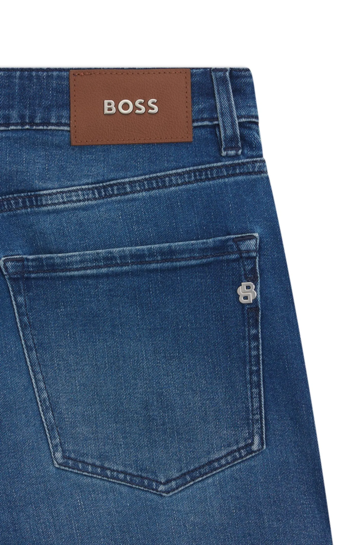 Maine regular-fit jeans in super-soft blue denim