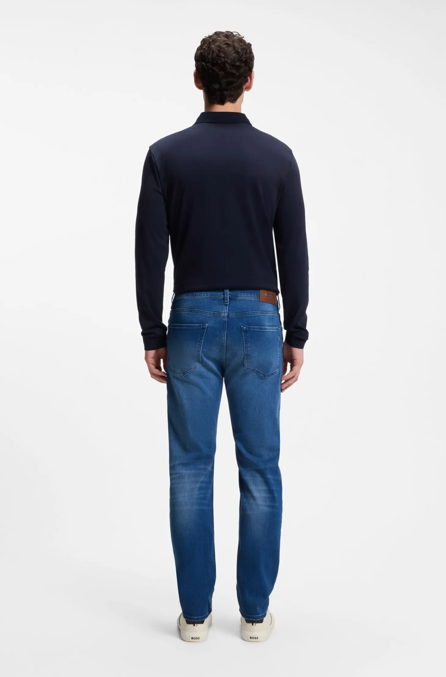 Maine regular-fit jeans in super-soft blue denim