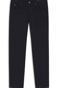 Maine regular-fit trousers in stretch-cotton twill