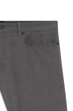 Maine regular-fit trousers in stretch-cotton dobby fabric