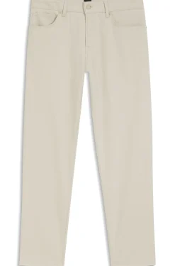 Maine regular-fit trousers in stretch-cotton dobby fabric