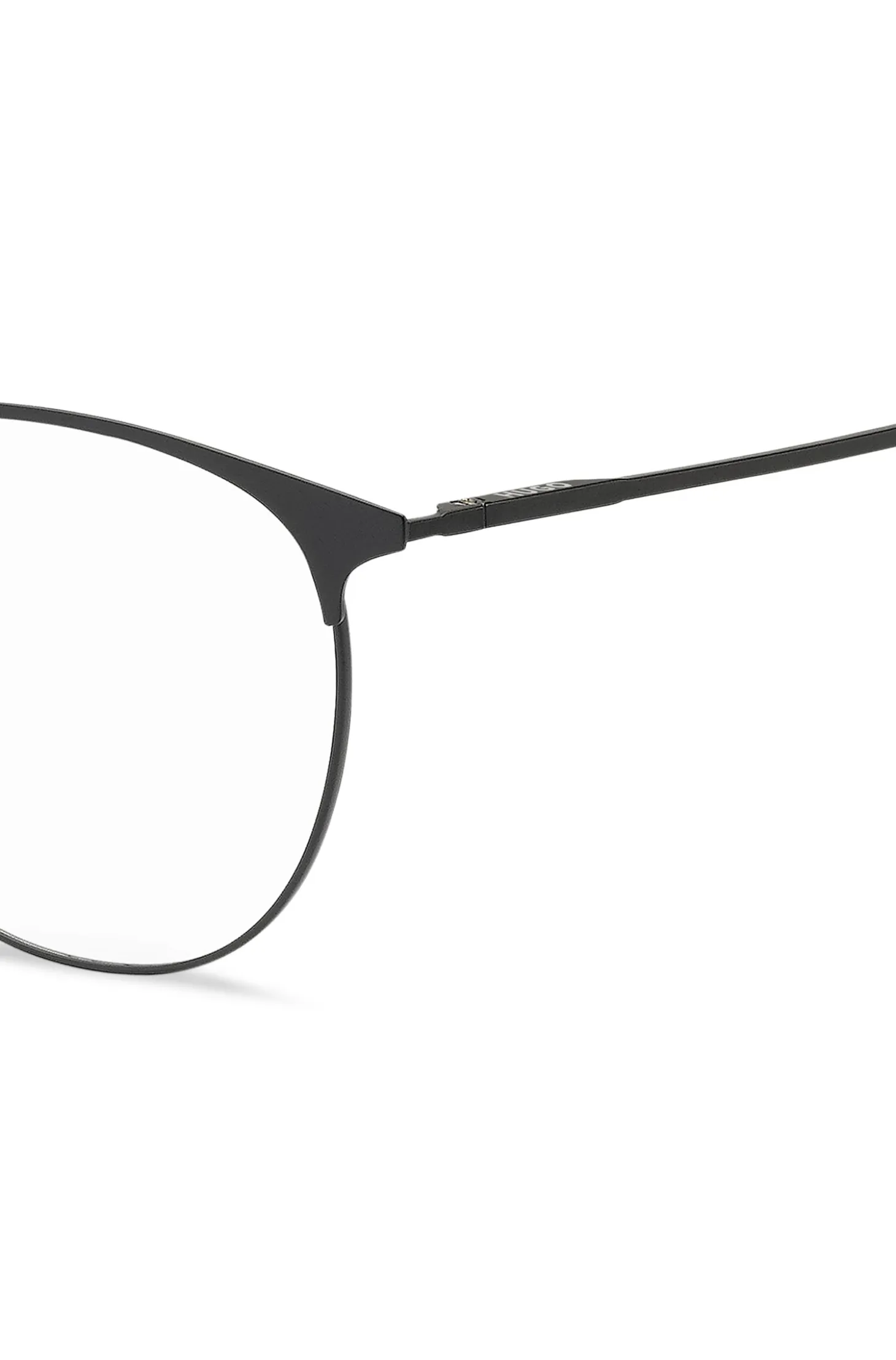 Matte-black optical frames in ultra-lightweight steel