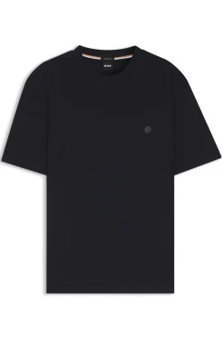 Mercerised-cotton T-shirt with Double B monogram