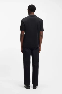 Mercerised-cotton T-shirt with Double B monogram