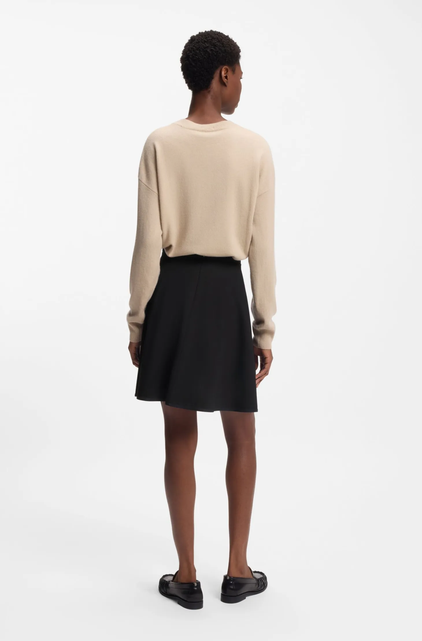 Mini skirt in stretch jersey