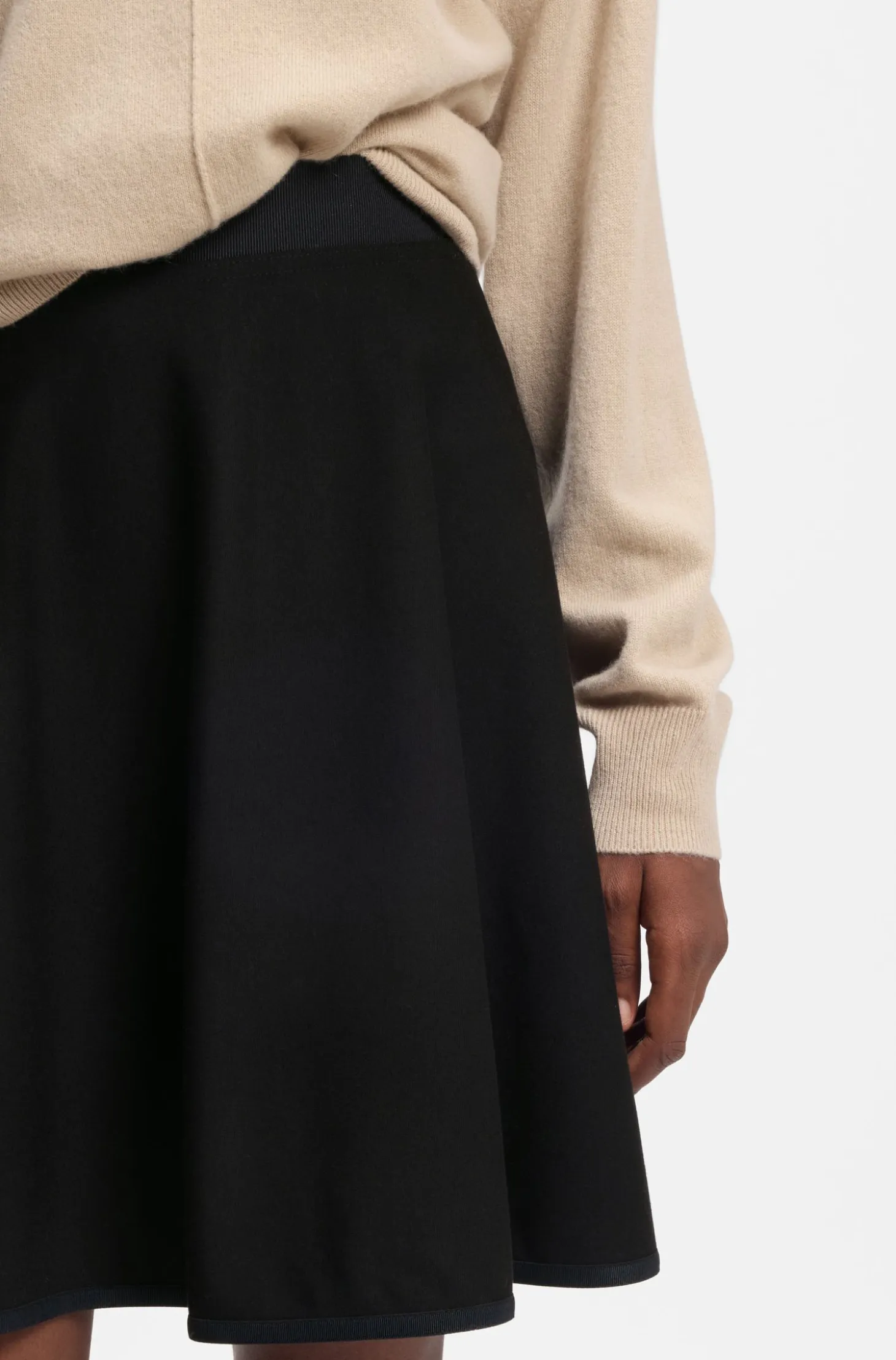Mini skirt in stretch jersey