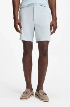 Modern-fit shorts in stretch cotton