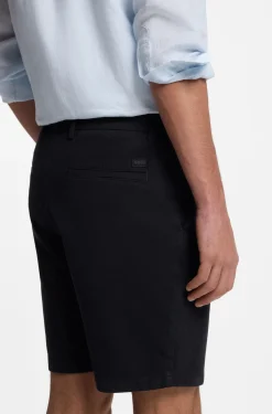 Modern-fit shorts in stretch cotton