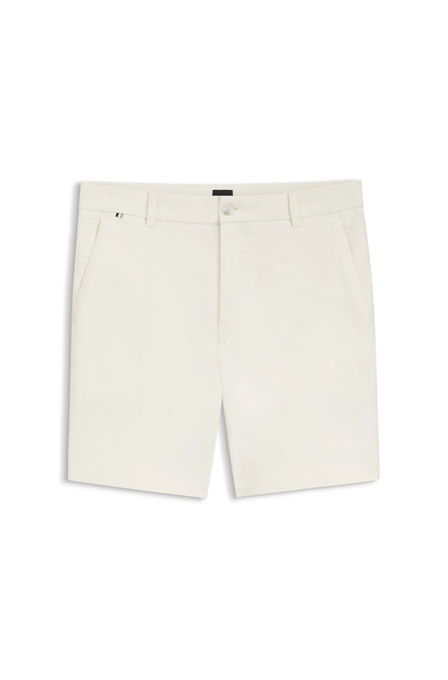 Modern-fit shorts in stretch cotton