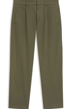 Modern-fit trousers in cotton-blend twill