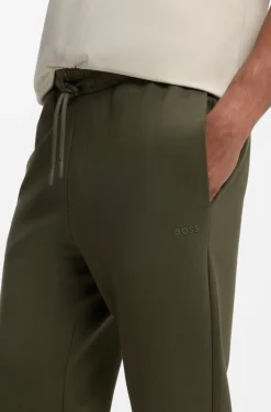 Modern regular-fit trousers in stretch cotton