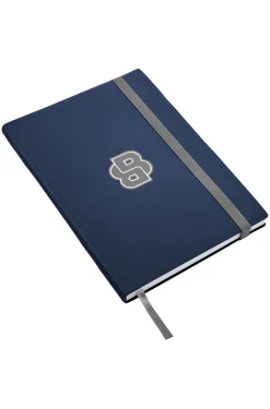 Navy A5 notebook with Double B monogram