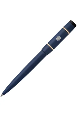 Navy ballpoint pen with Double B monogram