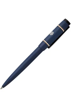 Navy ballpoint pen with Double B monogram