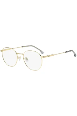Optical frames in gold-tone titanium