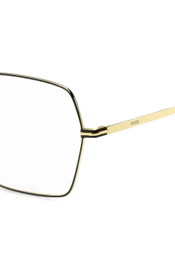 Optical frames in ultra-thin gold-tone steel