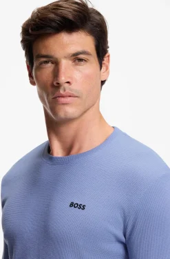 Ottoman pyjama T-shirt with embroidered logo
