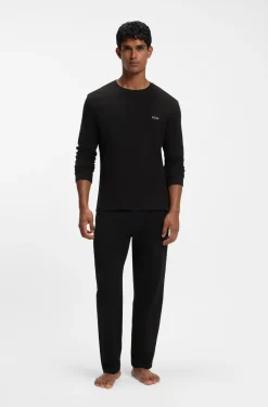 Ottoman pyjama T-shirt with embroidered logo