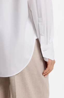 Oversized-fit blouse in cotton