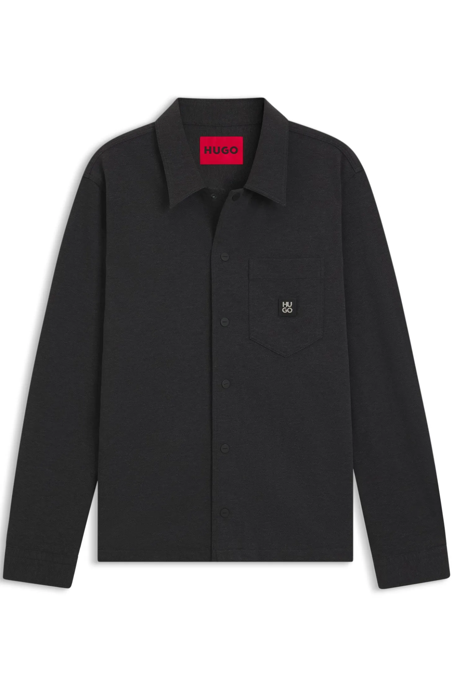 Oversized-fit shirt in a cotton blend