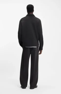 Oversized-fit shirt in a cotton blend