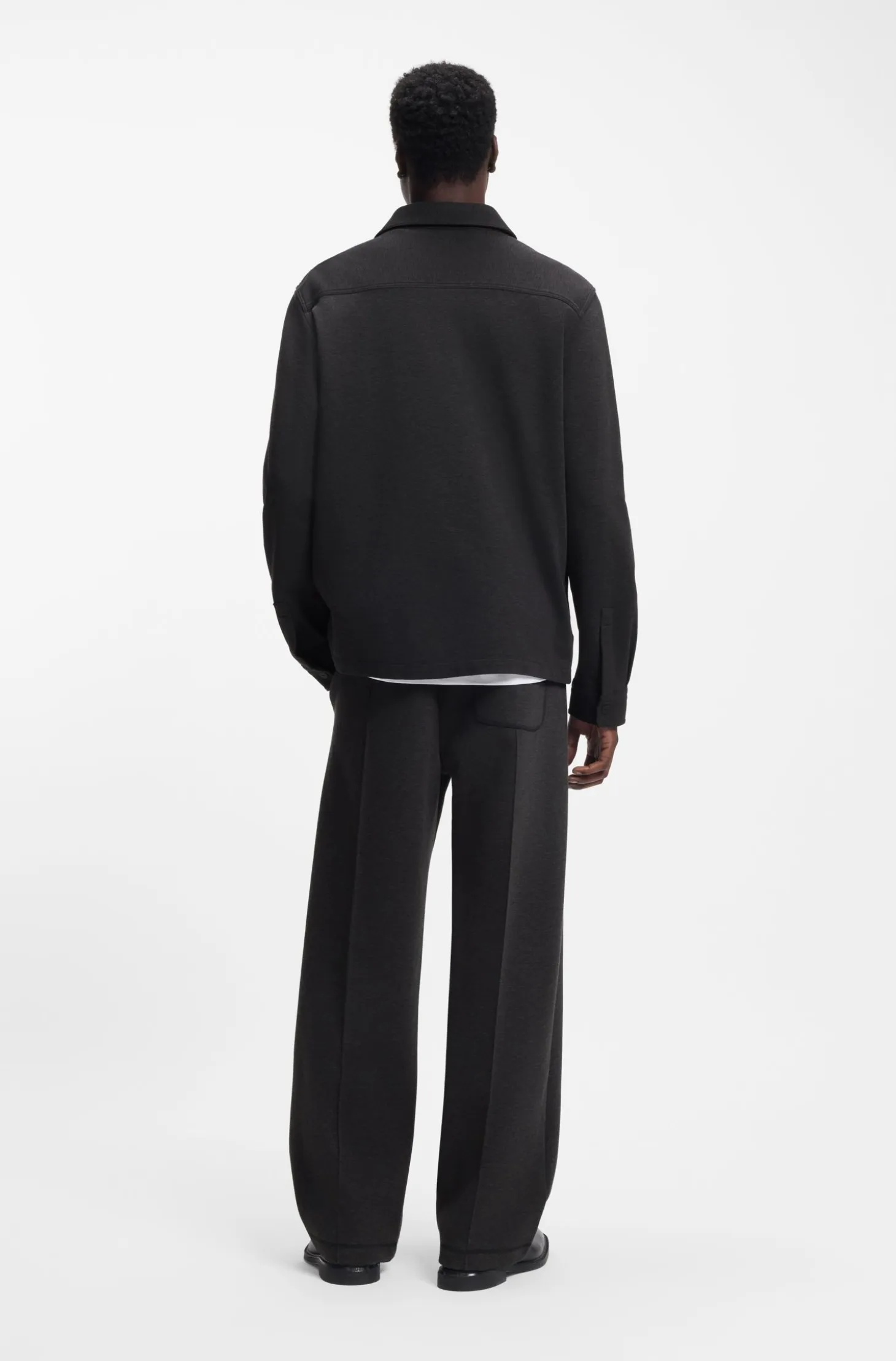Oversized-fit shirt in a cotton blend