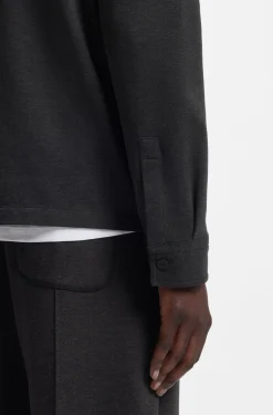 Oversized-fit shirt in a cotton blend