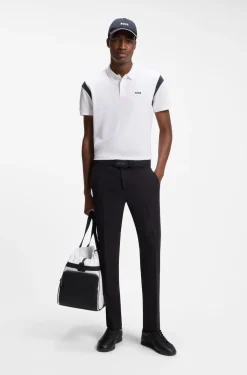 Paddy polo shirt in stretch cotton