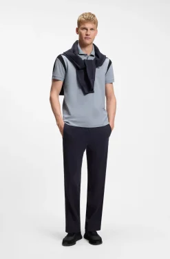 Paddy polo shirt in stretch cotton