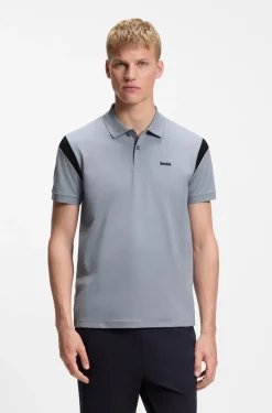 Paddy polo shirt in stretch cotton