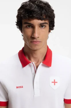 Paddy polo shirt with country flag