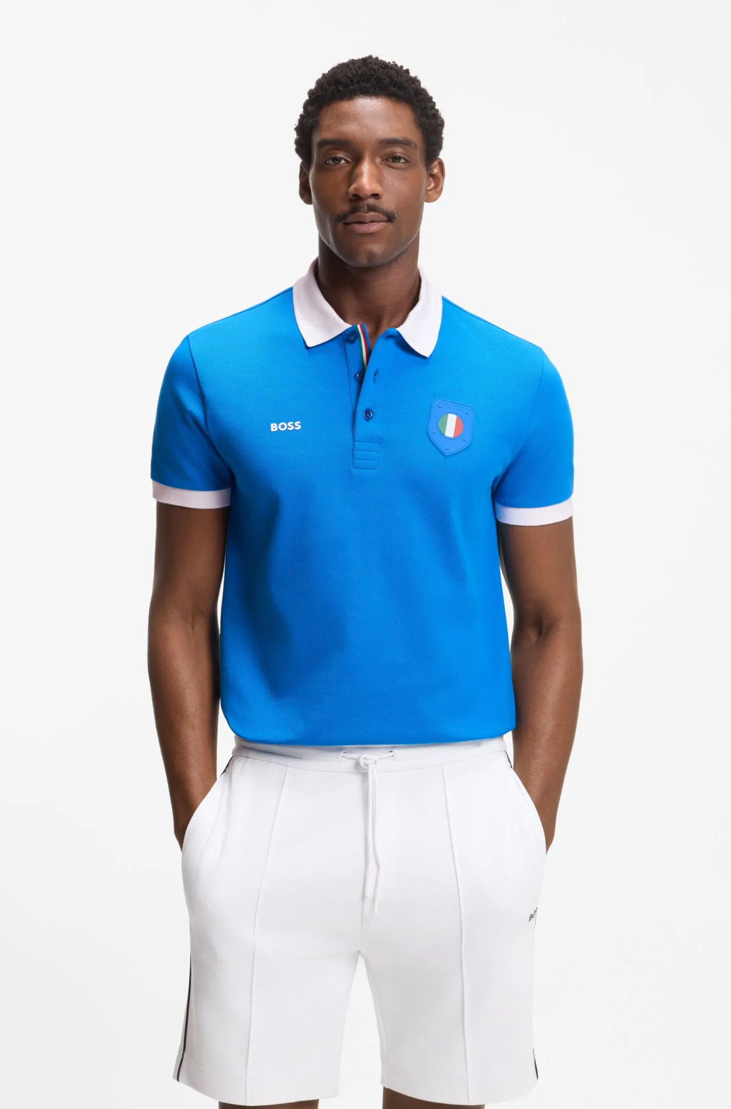 Paddy polo shirt with country flag