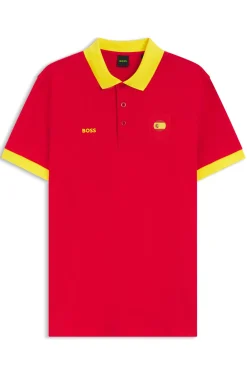 Paddy polo shirt with country flag