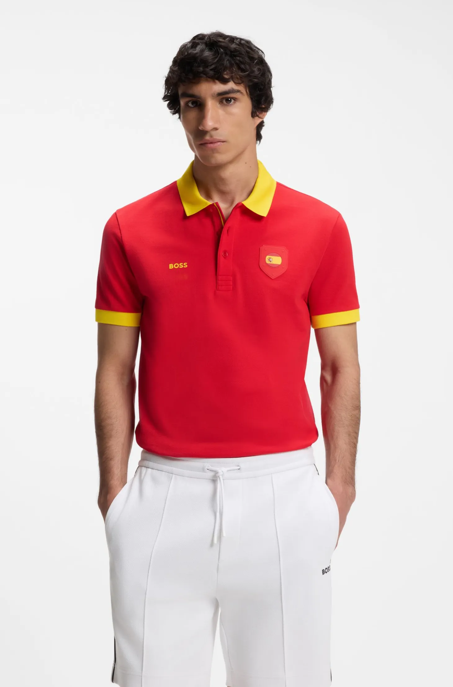 Paddy polo shirt with country flag